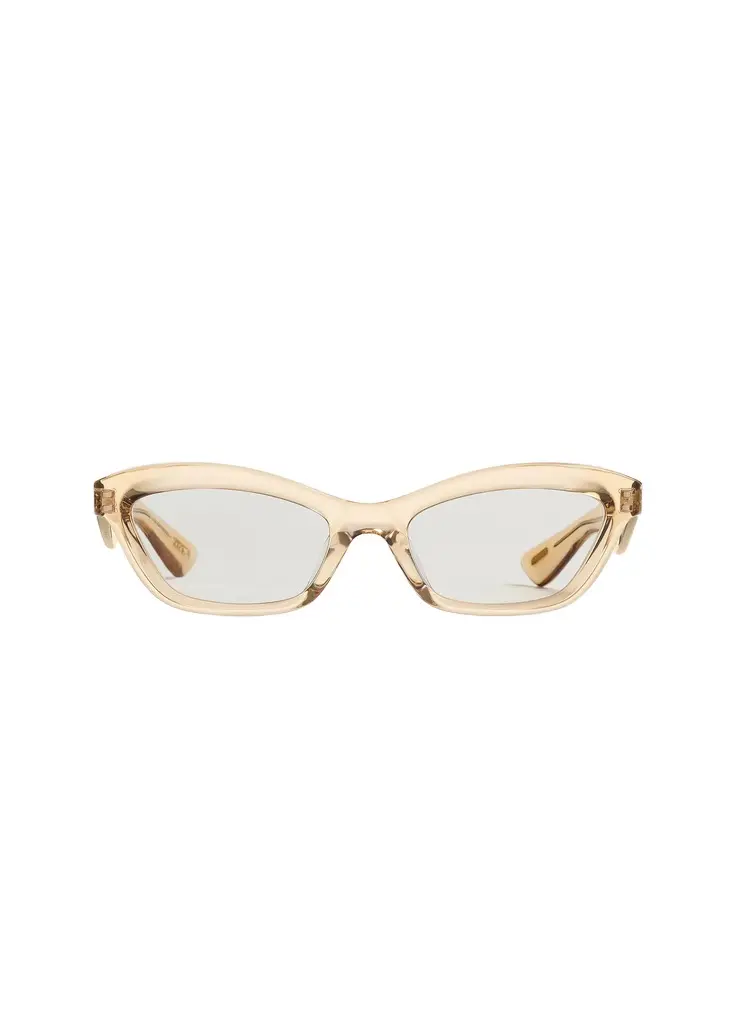 Khaite Khaite X Oliver Peoples 1997C In Champagne And Clear Blue Light Filter | Image 1 Khaite Khaite X Oliver Peoples 1997C In Champagne And Clear Blue Light Filter | Image 1