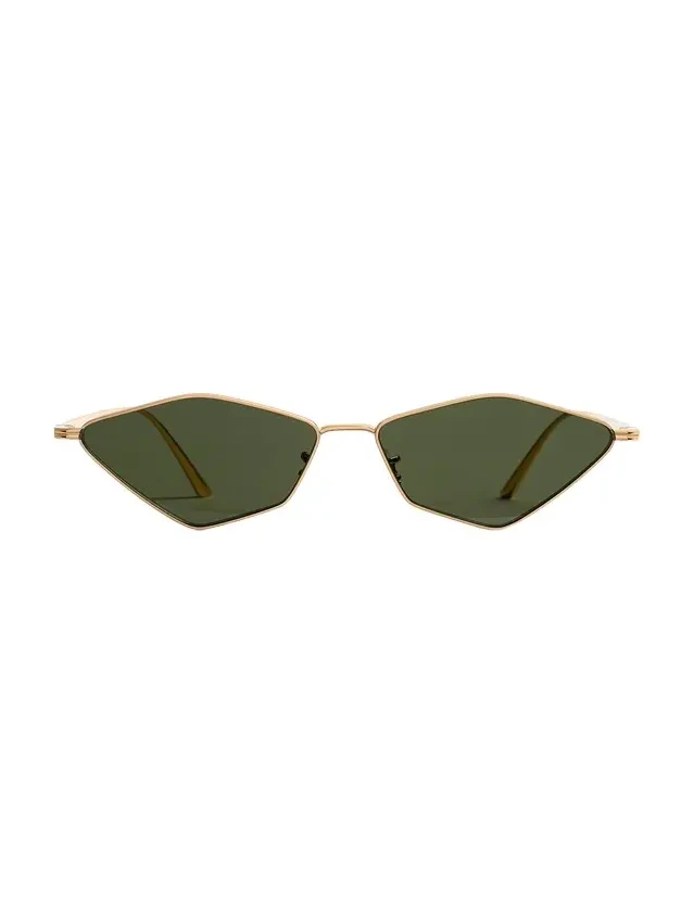 Khaite Khaite X Oliver Peoples 2001C In Gold And Vibrant Green