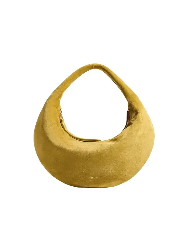 Mini Olivia Hobo In Golden Olive Suede Mini Olivia Hobo In Golden Olive Suede