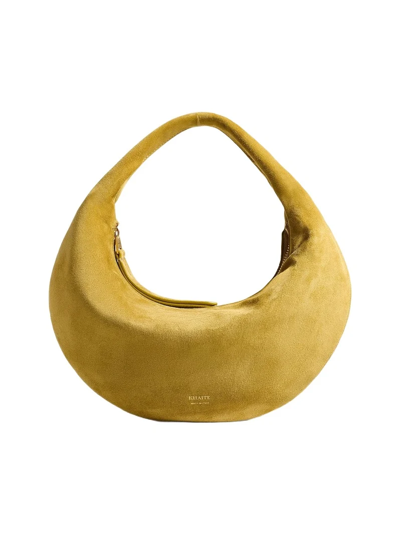 Mini Olivia Hobo In Golden Olive Suede