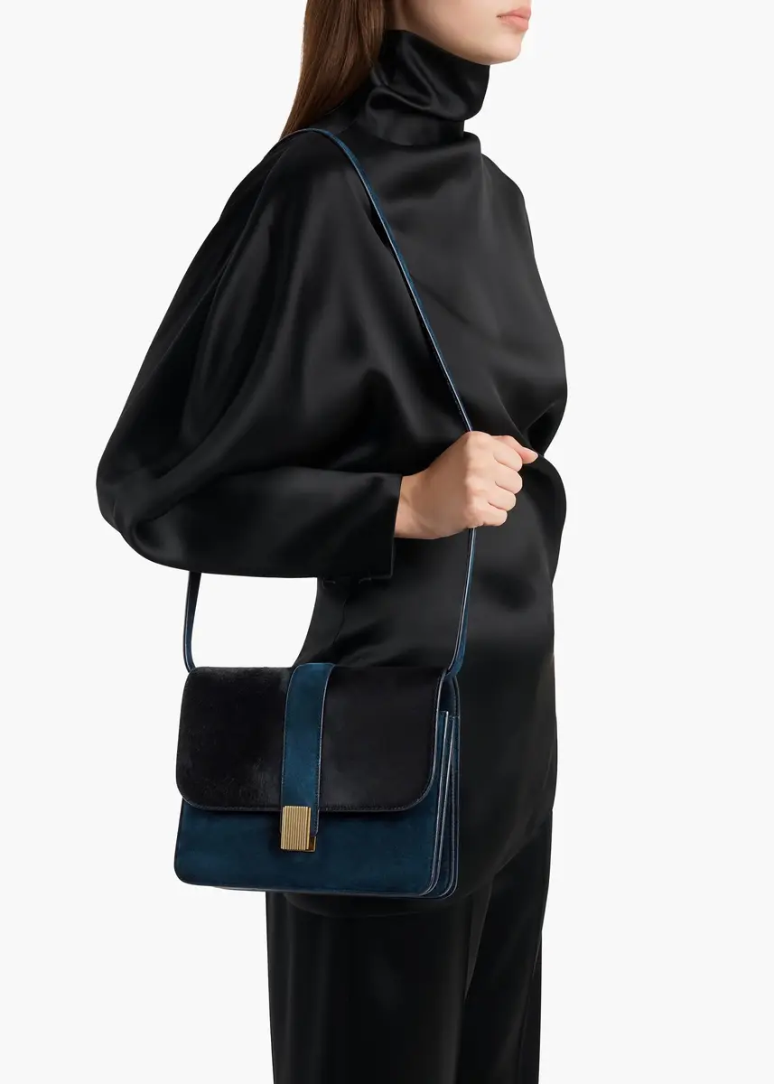 Khaite Blake Crossbody Bag In Midnight Navy | Thumbnail 5 Khaite Blake Crossbody Bag In Midnight Navy | Thumbnail 5