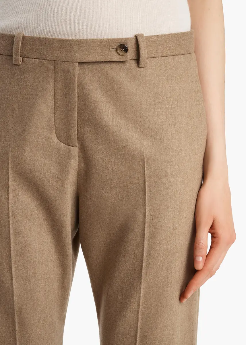 Khaite Hunter Pant In Desert Sand Wool Cashmere | Thumbnail 5 Khaite Hunter Pant In Desert Sand Wool Cashmere | Thumbnail 5