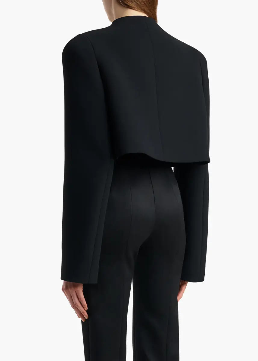 Khaite Samo Jacket In Black Crepe | Thumbnail 4 Khaite Samo Jacket In Black Crepe | Thumbnail 4