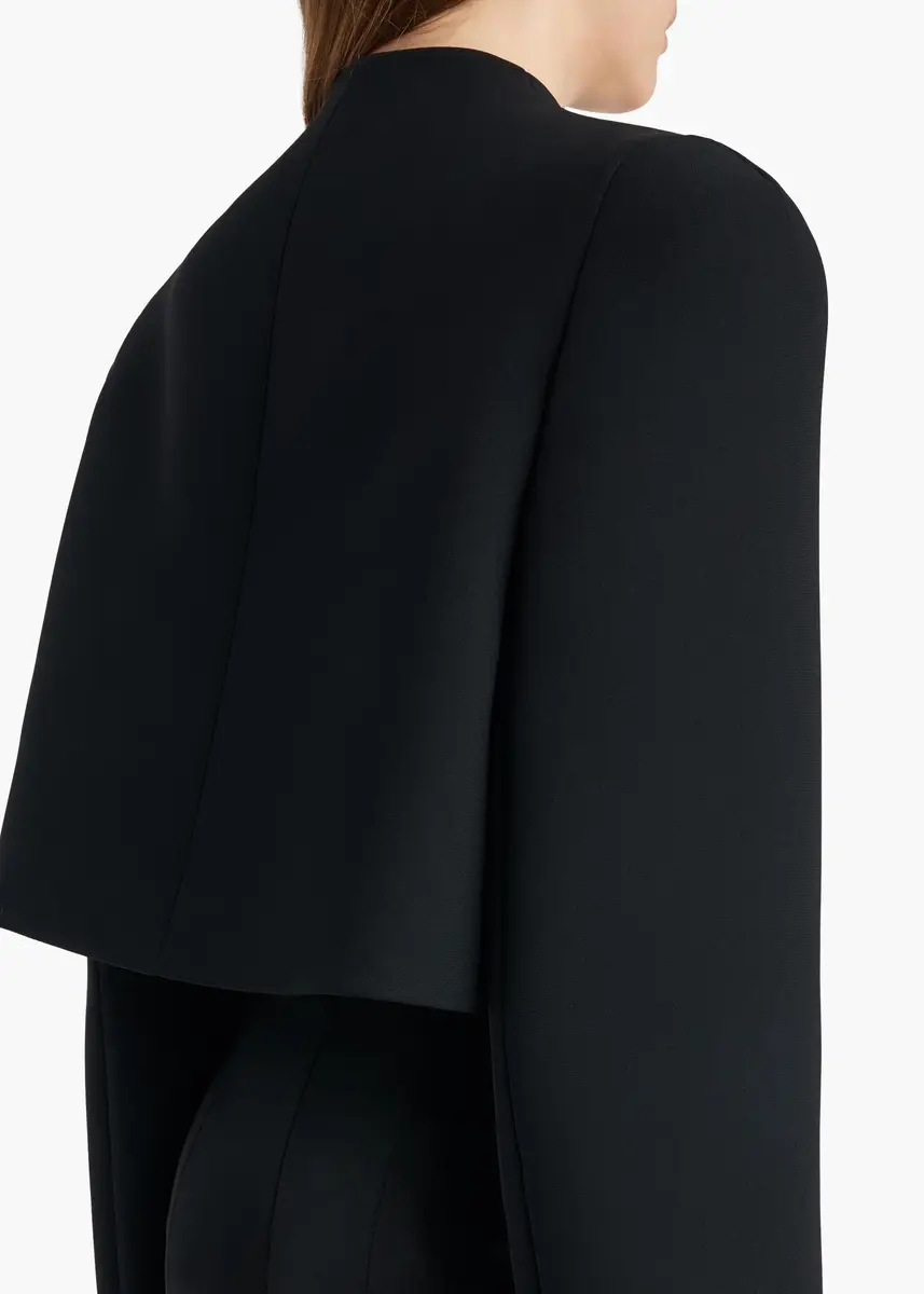 Khaite Samo Jacket In Black Crepe | Thumbnail 6 Khaite Samo Jacket In Black Crepe | Thumbnail 6