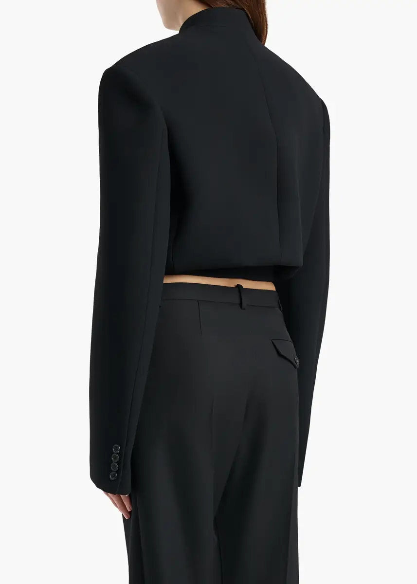 Khaite York Jacket With Cord Embroidery In Black | Thumbnail 4 Khaite York Jacket With Cord Embroidery In Black | Thumbnail 4