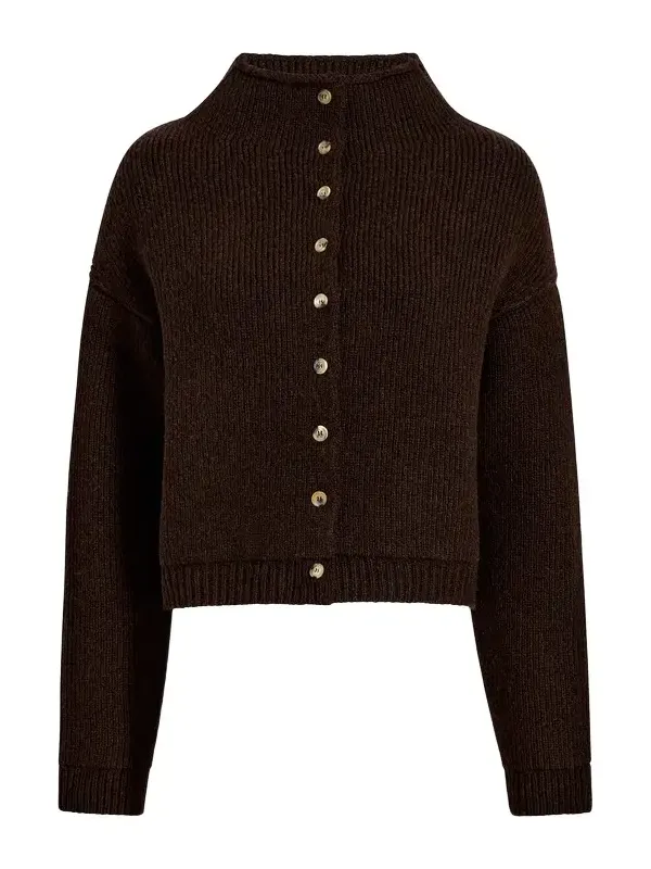 Marjorie Cardigan In Bark Marjorie Cardigan In Bark