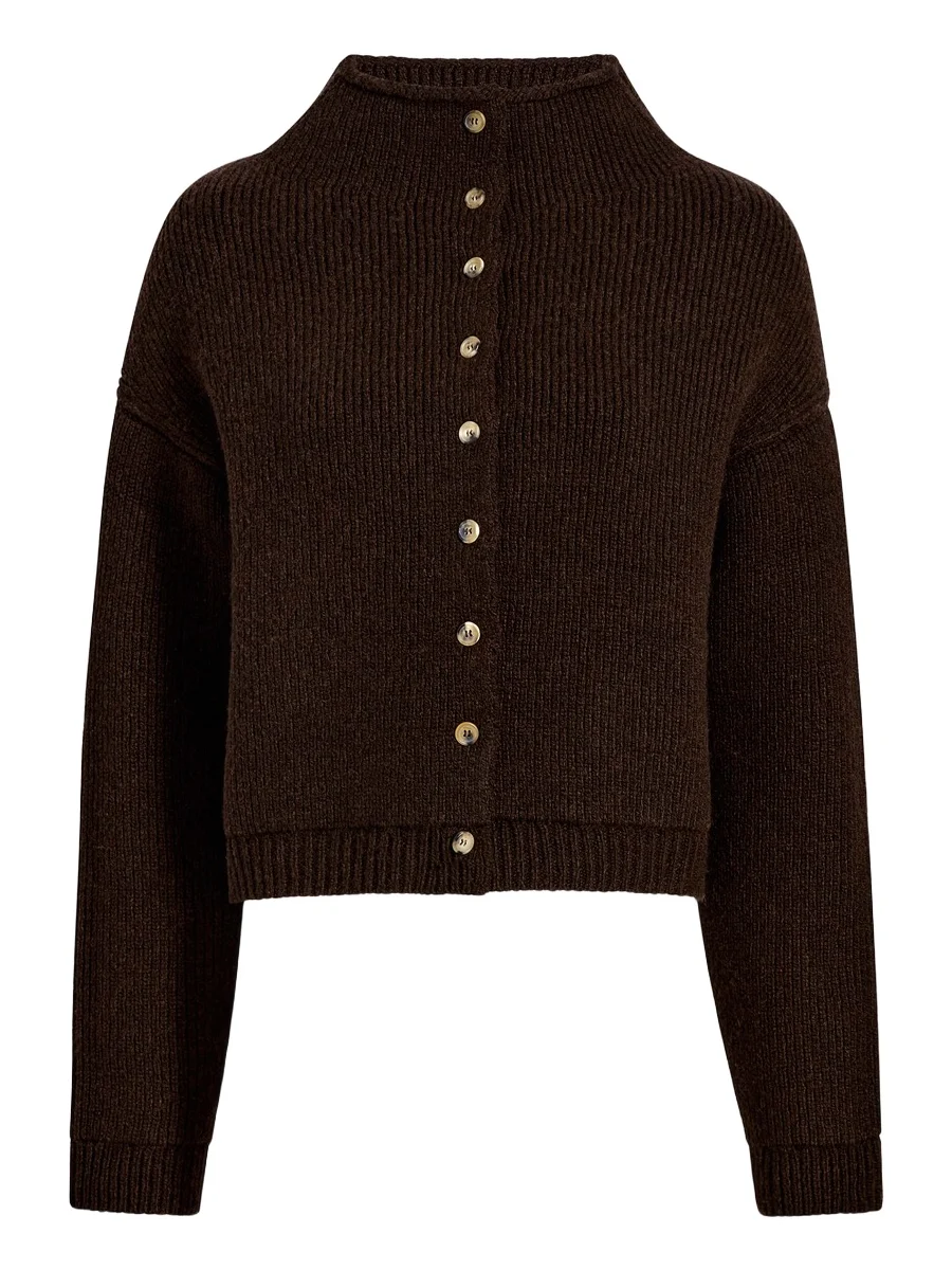 Marjorie Cardigan In Bark