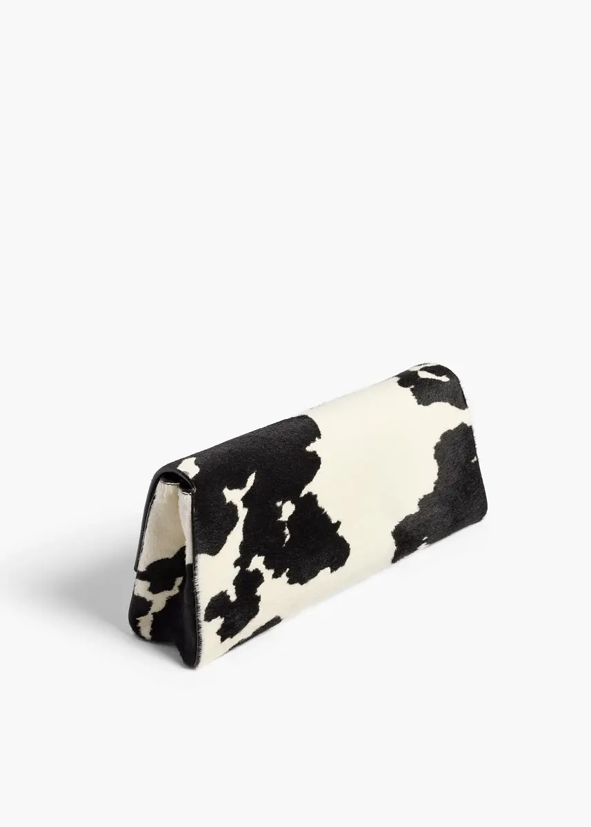 Khaite Audrey Clutch In Cow Print Haircalf | Thumbnail 2 Khaite Audrey Clutch In Cow Print Haircalf | Thumbnail 2