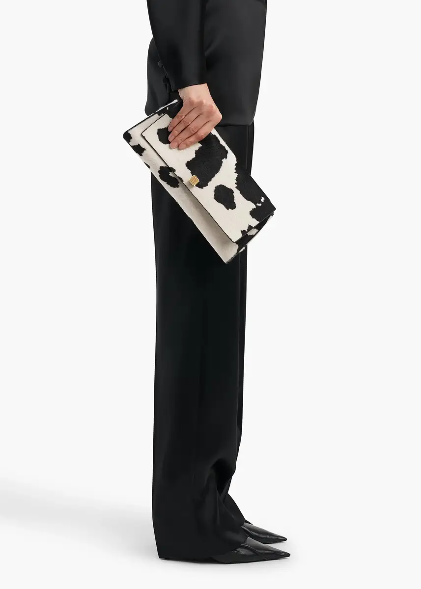 Khaite Audrey Clutch In Cow Print Haircalf | Thumbnail 5 Khaite Audrey Clutch In Cow Print Haircalf | Thumbnail 5