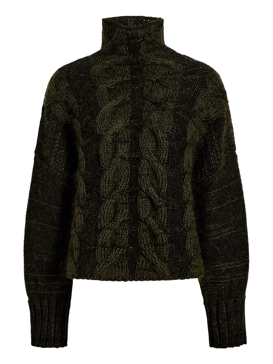 Nico Sweater In Black And Olive Multi Nico Sweater In Black And Olive Multi