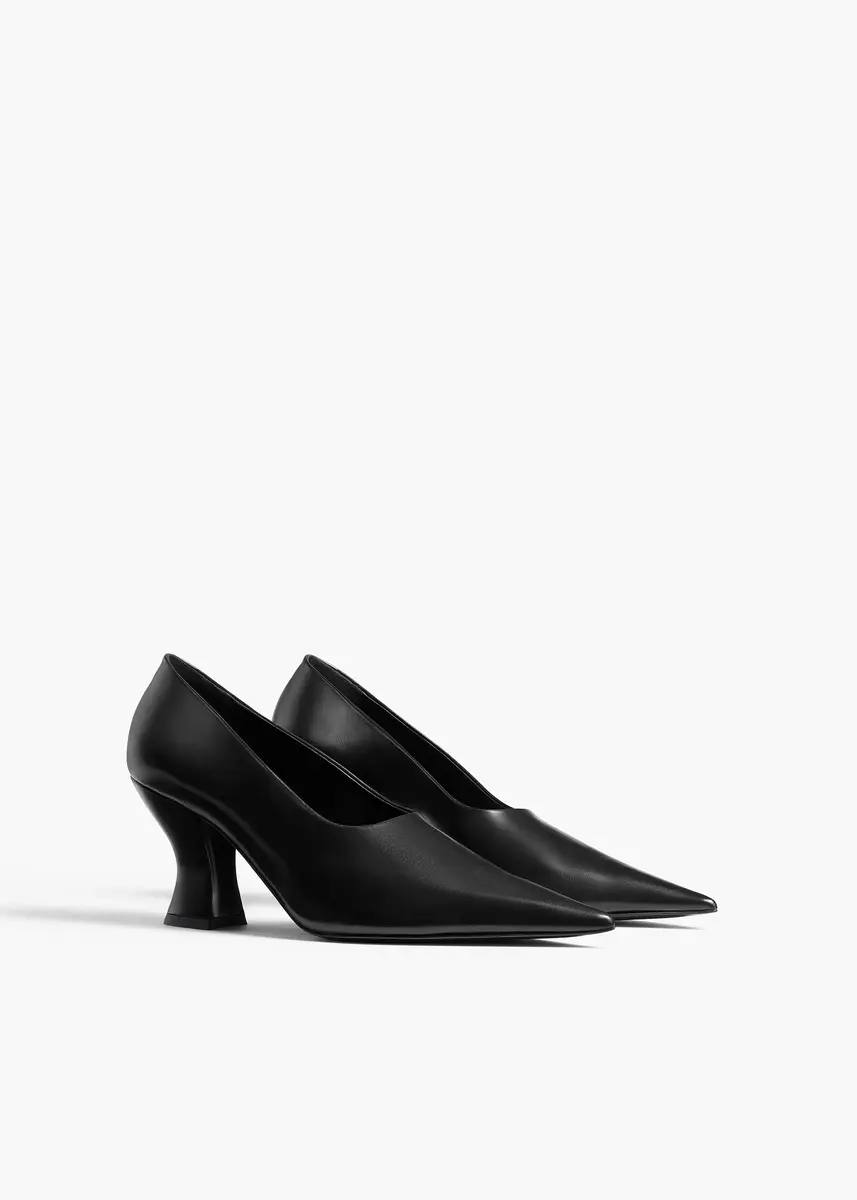 Khaite Colleen Pump In Black Glazed Leather | Thumbnail 2 Khaite Colleen Pump In Black Glazed Leather | Thumbnail 2