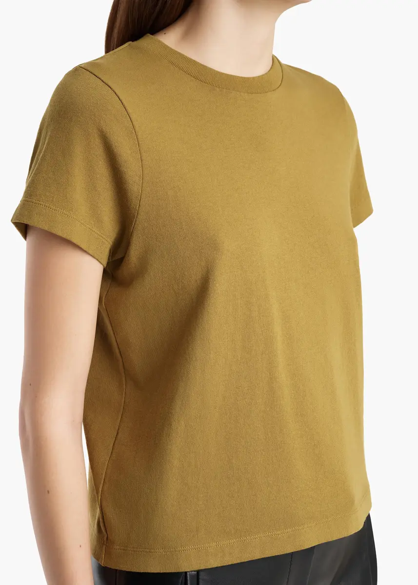 Khaite Emmylou T-Shirt In Dijon | Thumbnail 5 Khaite Emmylou T-Shirt In Dijon | Thumbnail 5