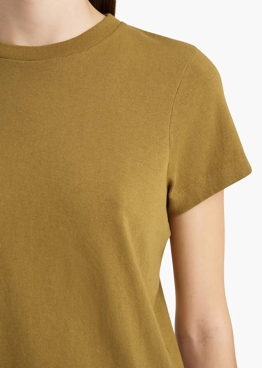 Khaite Emmylou T-Shirt In Dijon | Thumbnail 6 Khaite Emmylou T-Shirt In Dijon | Thumbnail 6