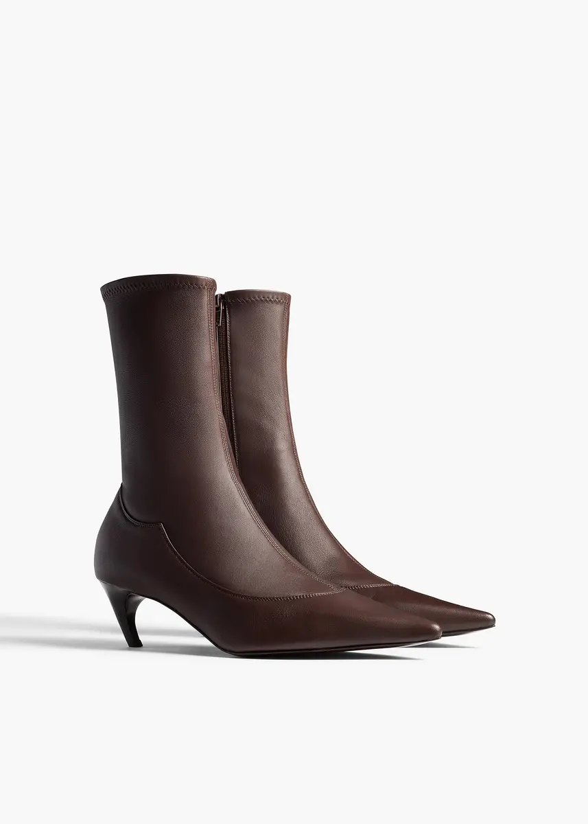 Khaite Valerie Mid-Calf Boot In | Thumbnail 2 Khaite Valerie Mid-Calf Boot In | Thumbnail 2