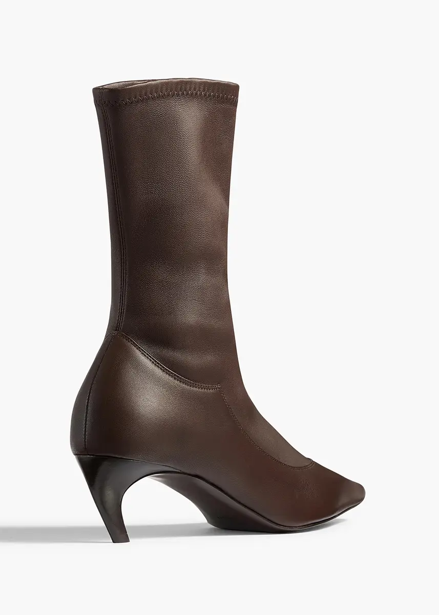 Khaite Valerie Mid-Calf Boot In | Thumbnail 4 Khaite Valerie Mid-Calf Boot In | Thumbnail 4