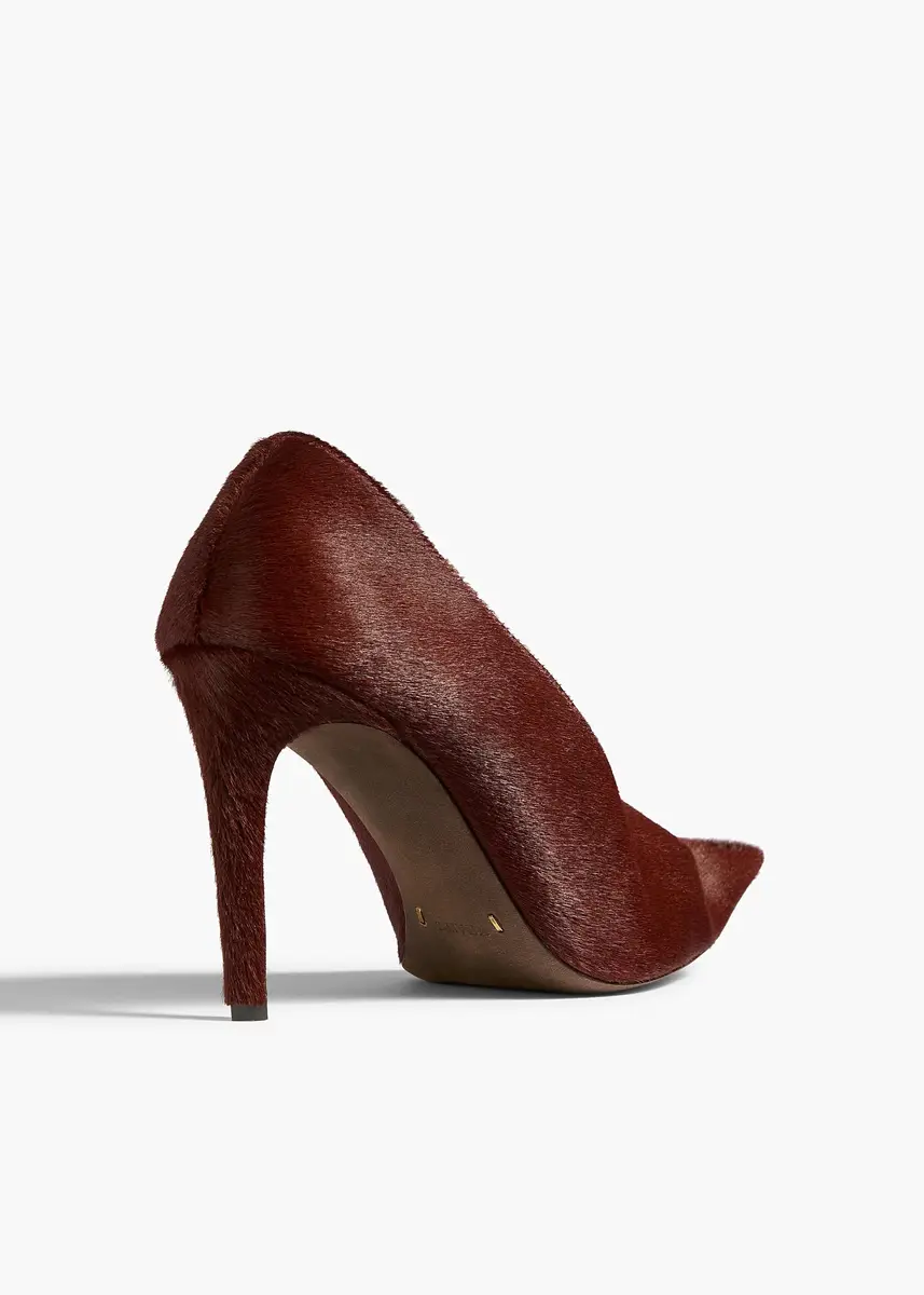 Khaite Marlene Pump In Red Mahogany Haircalf | Thumbnail 6 Khaite Marlene Pump In Red Mahogany Haircalf | Thumbnail 6