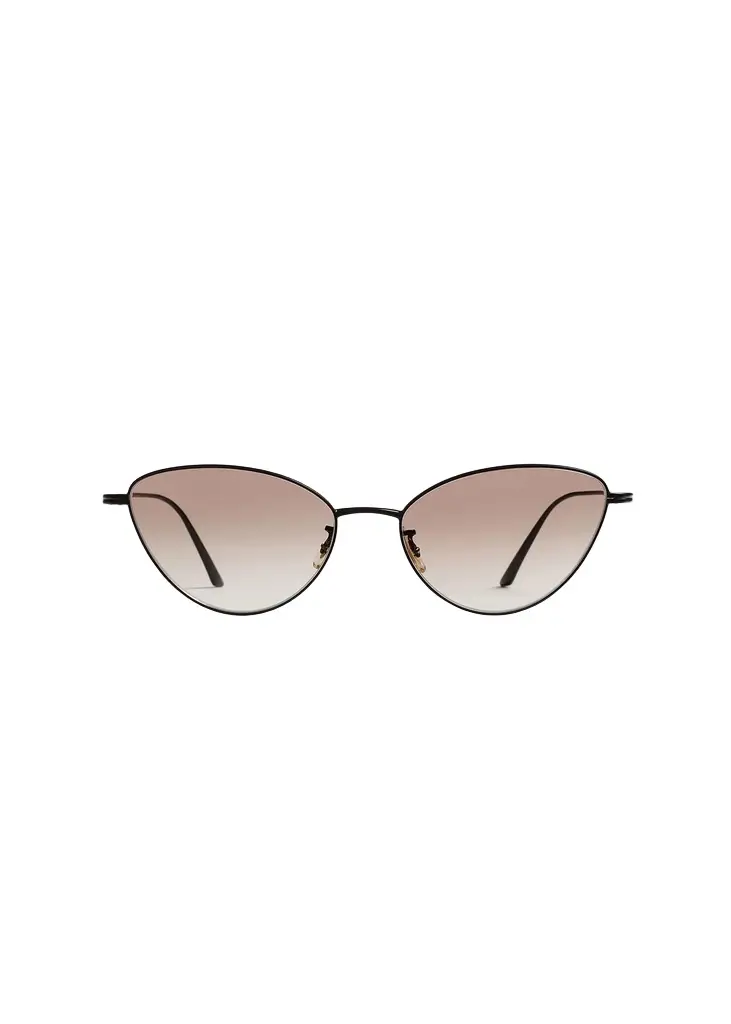 Khaite Khaite X Oliver Peoples 1998C In Matte Black And Soft Tan Gradient | Image 1 Khaite Khaite X Oliver Peoples 1998C In Matte Black And Soft Tan Gradient | Image 1