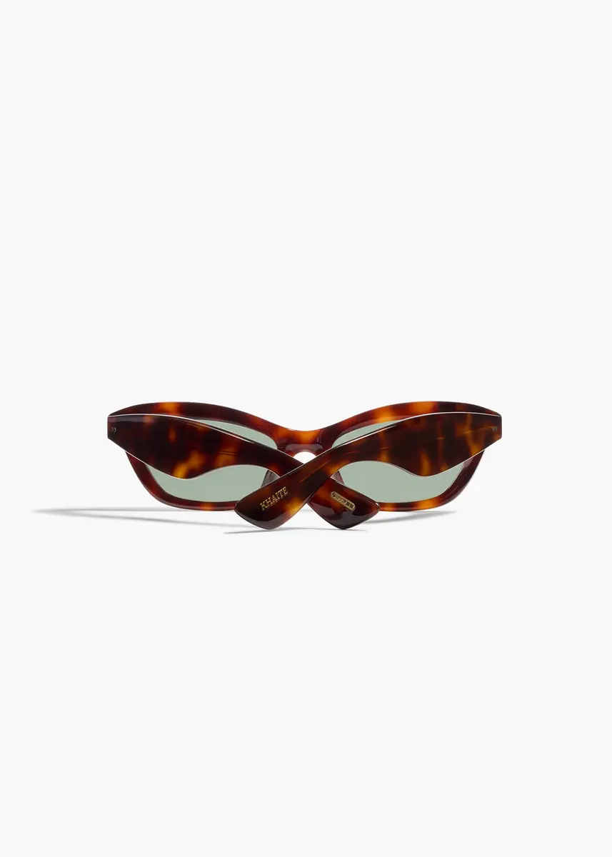 Khaite Khaite X Oliver Peoples 1997C In Dark Mahogany And Green Wash | Thumbnail 2 Khaite Khaite X Oliver Peoples 1997C In Dark Mahogany And Green Wash | Thumbnail 2