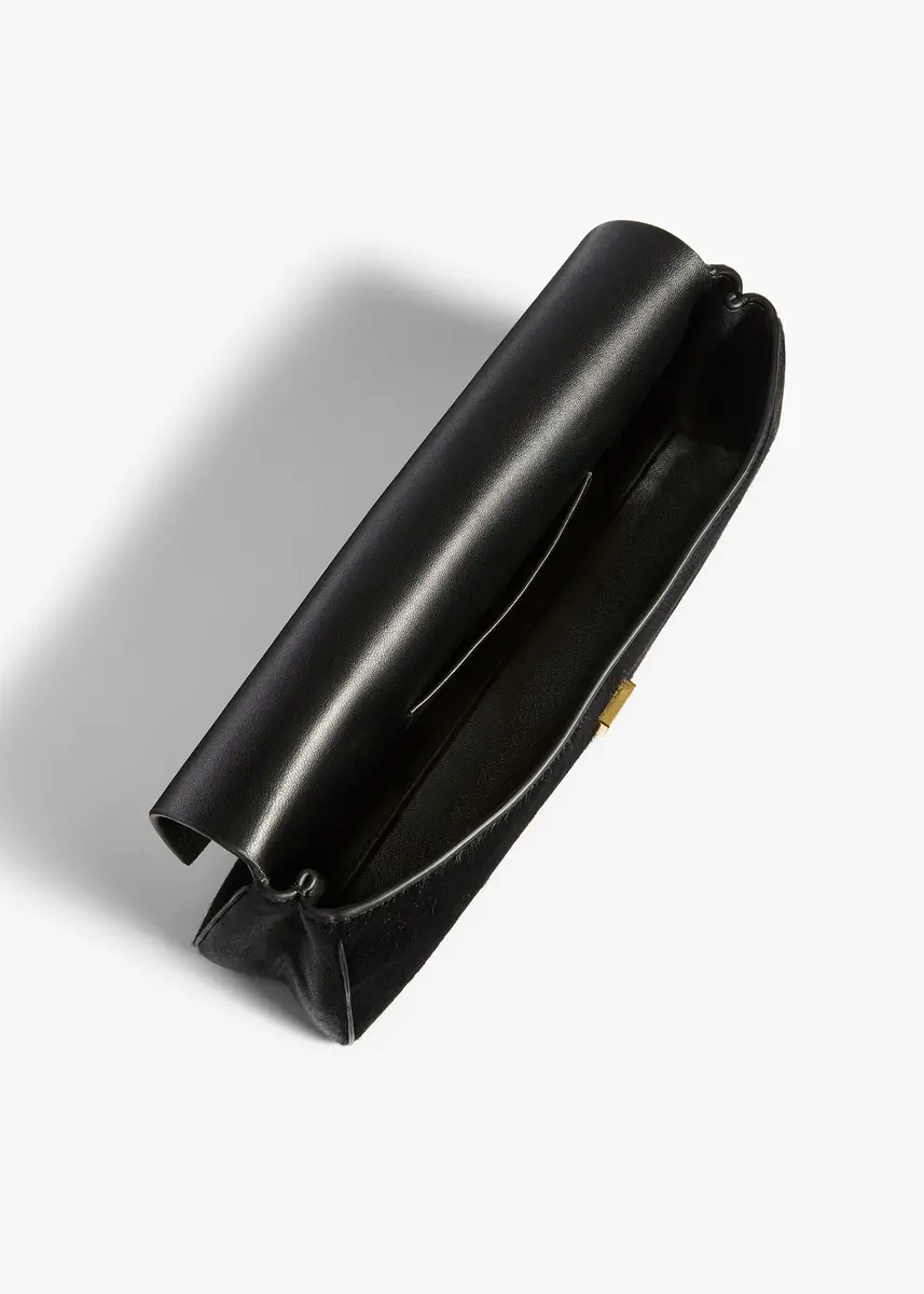 Khaite Audrey Clutch In Black Haircalf | Thumbnail 3 Khaite Audrey Clutch In Black Haircalf | Thumbnail 3
