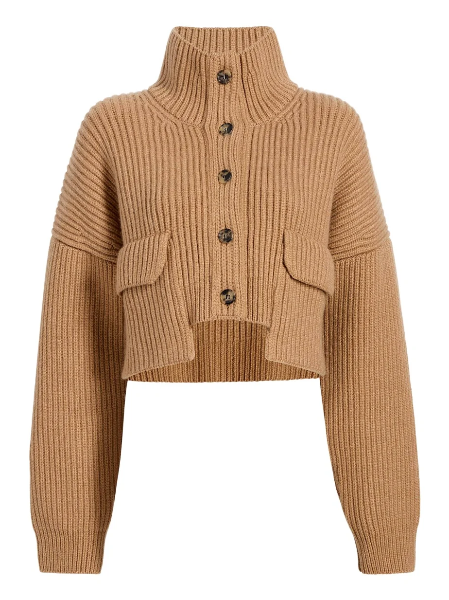 Khaite Eita Cardigan In Biscotti