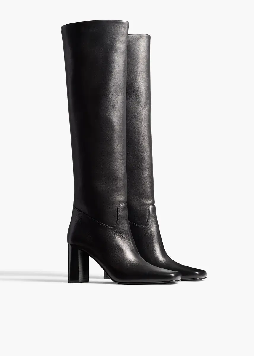 Khaite Petra Knee-High Boot In Black | Thumbnail 2 Khaite Petra Knee-High Boot In Black | Thumbnail 2