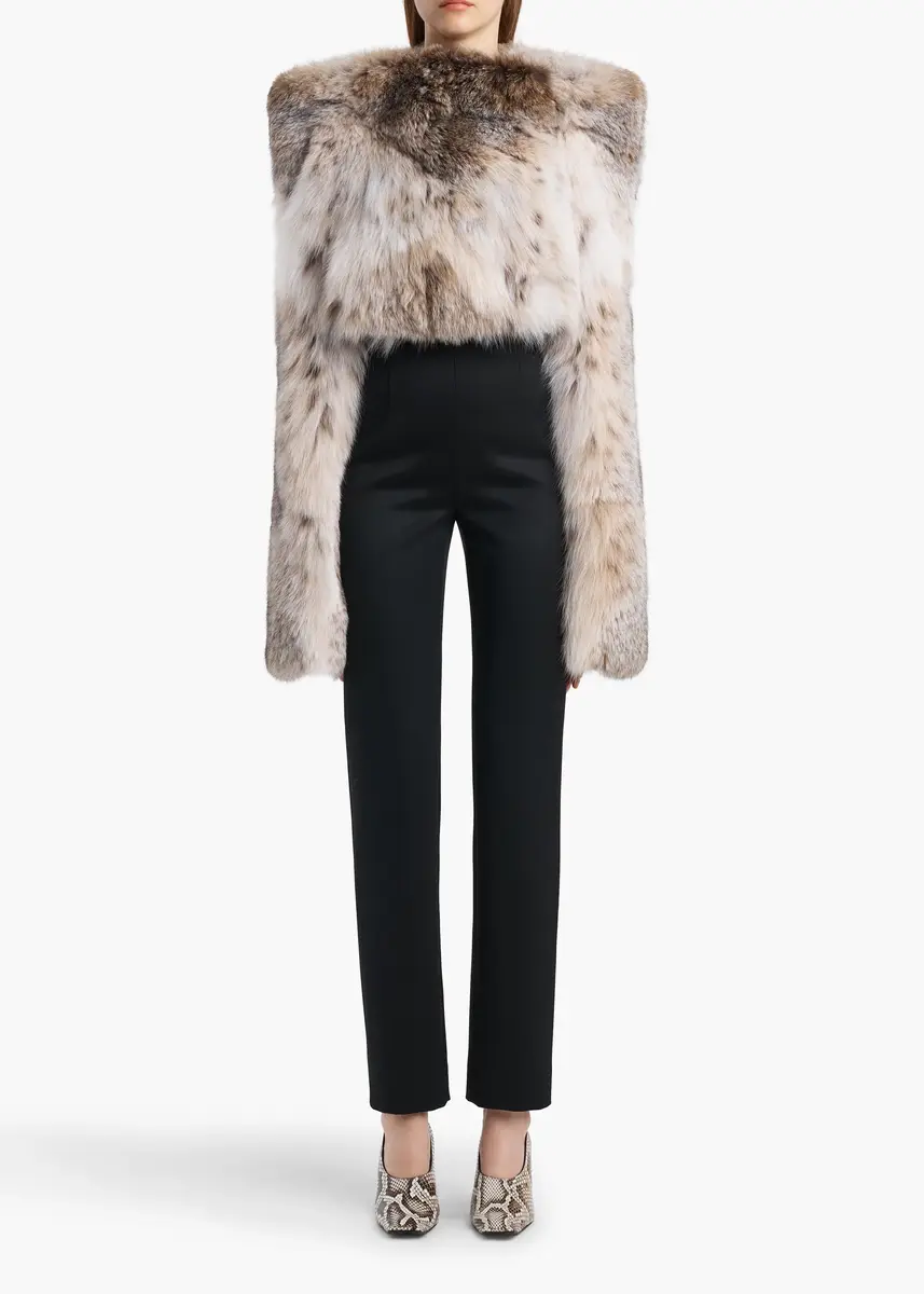 Khaite Ryden Pant In Black Wool | Thumbnail 2