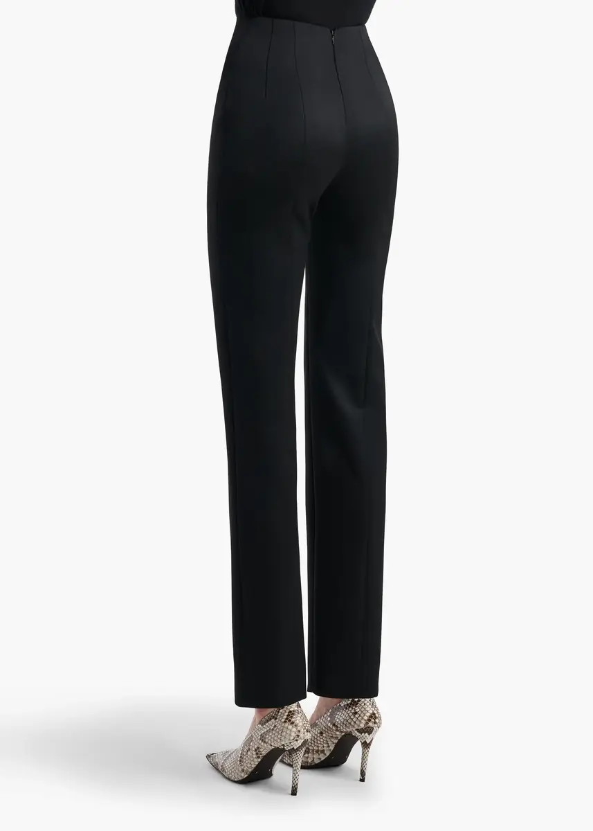 Khaite Ryden Pant In Black Wool | Thumbnail 4