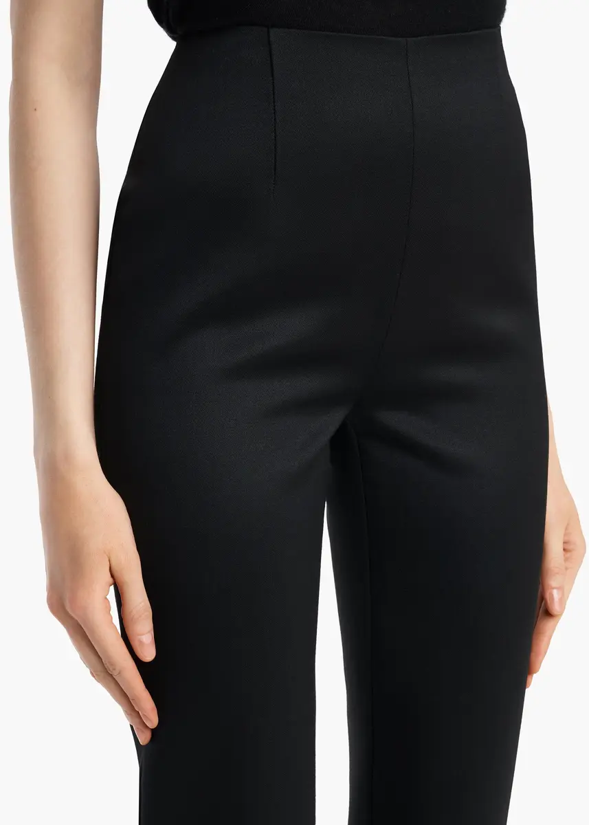 Khaite Ryden Pant In Black Wool | Thumbnail 5