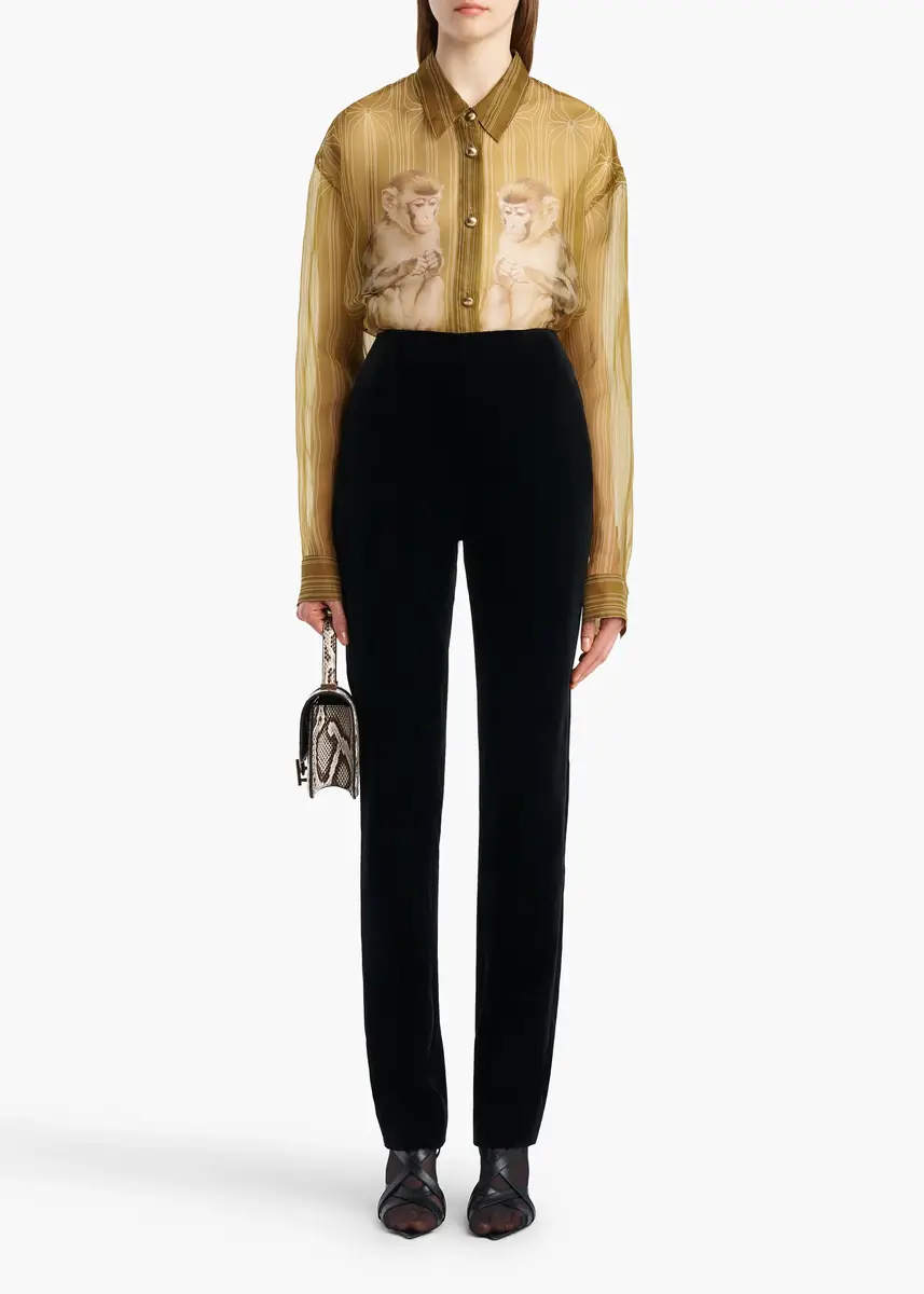 Khaite Goya Top In Monkey Print | Thumbnail 2