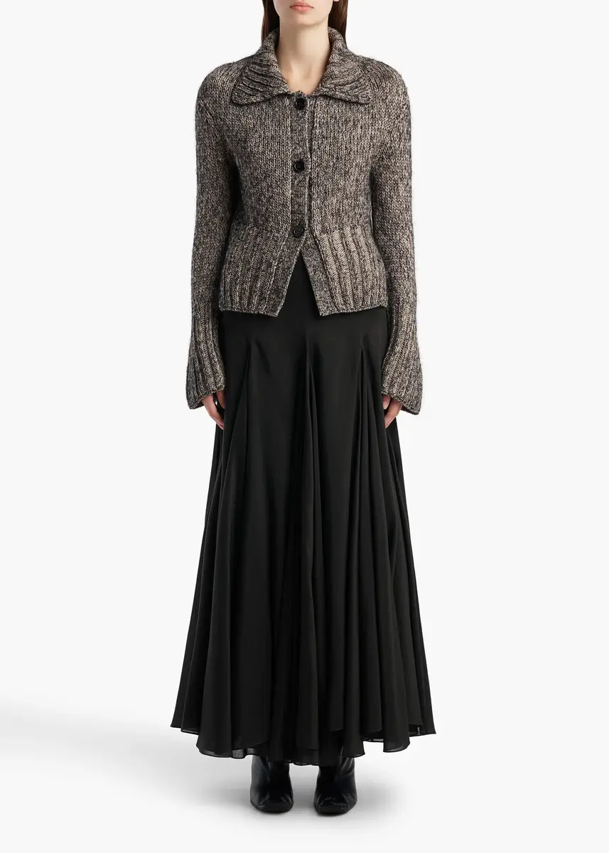 Khaite Takeo Cardigan In Sepia And Black Multi | Thumbnail 2