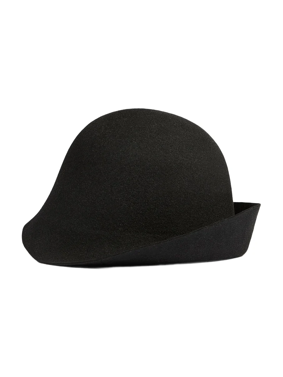 Khaite Arlo Clochet Hat In Black