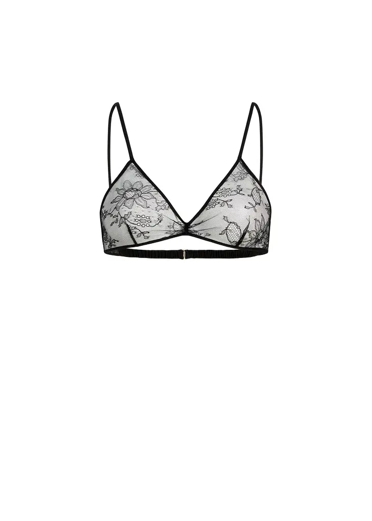 Khaite Talita Top In Black Lace