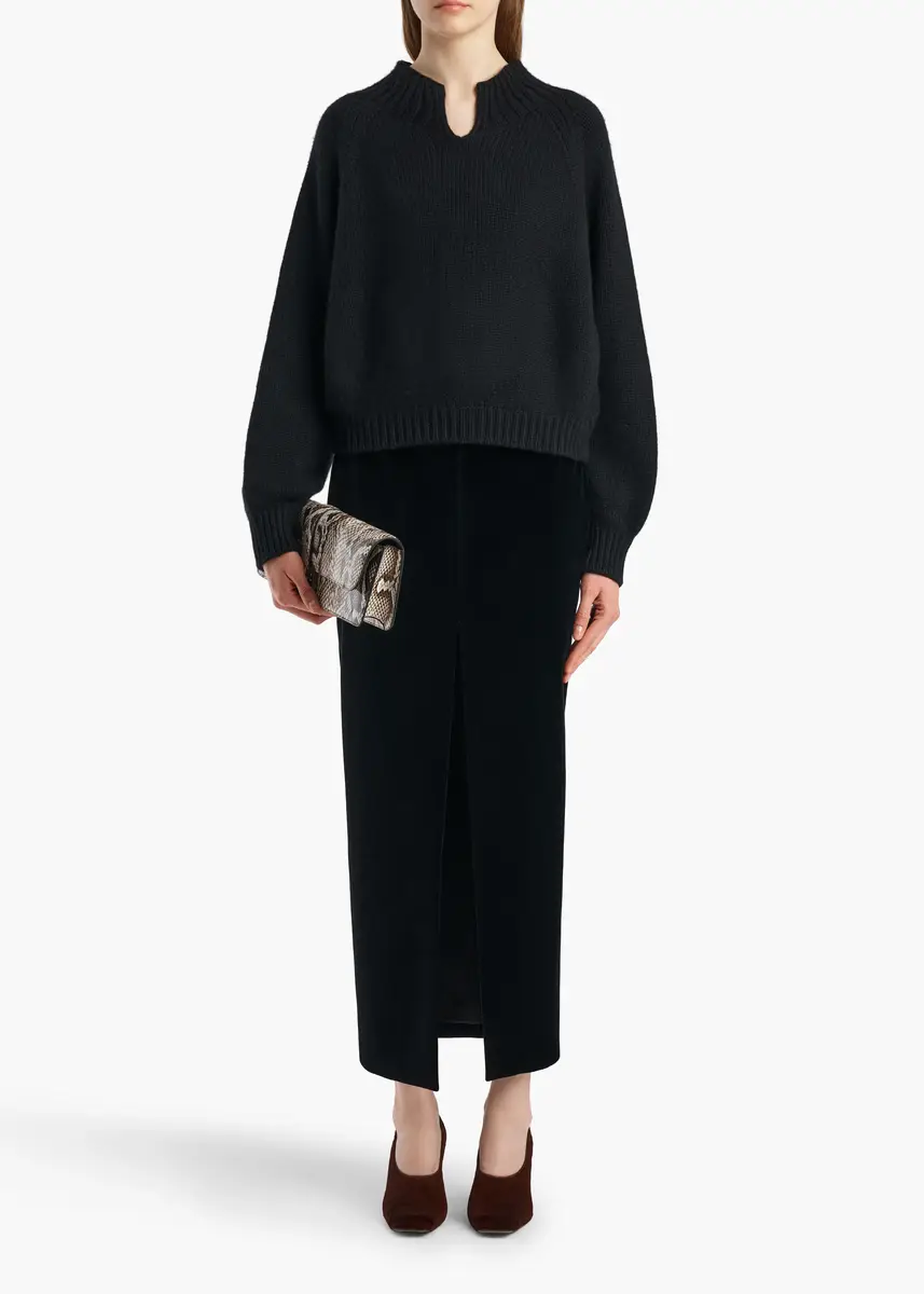 Khaite Cain Sweater In Black | Thumbnail 2 Khaite Cain Sweater In Black | Thumbnail 2