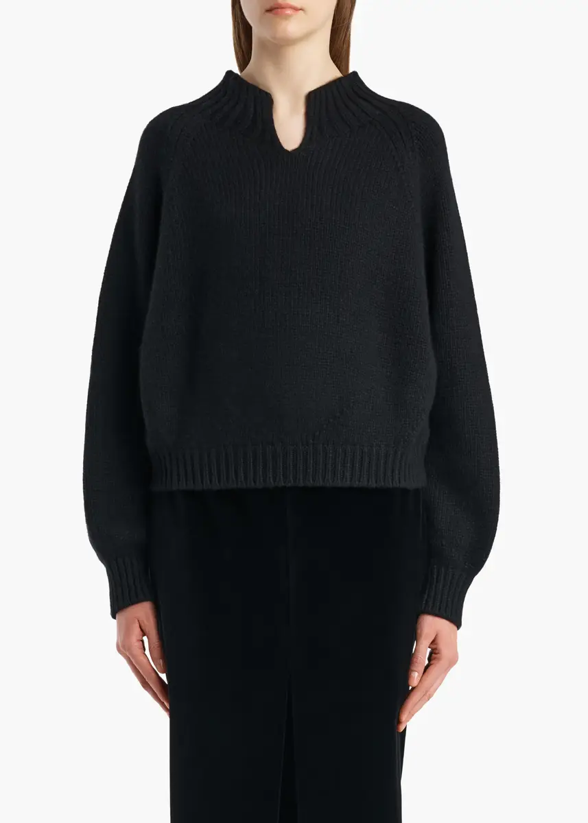 Khaite Cain Sweater In Black | Thumbnail 3 Khaite Cain Sweater In Black | Thumbnail 3