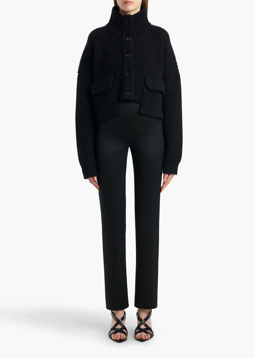 Khaite Eita Cardigan In Black | Thumbnail 2 Khaite Eita Cardigan In Black | Thumbnail 2