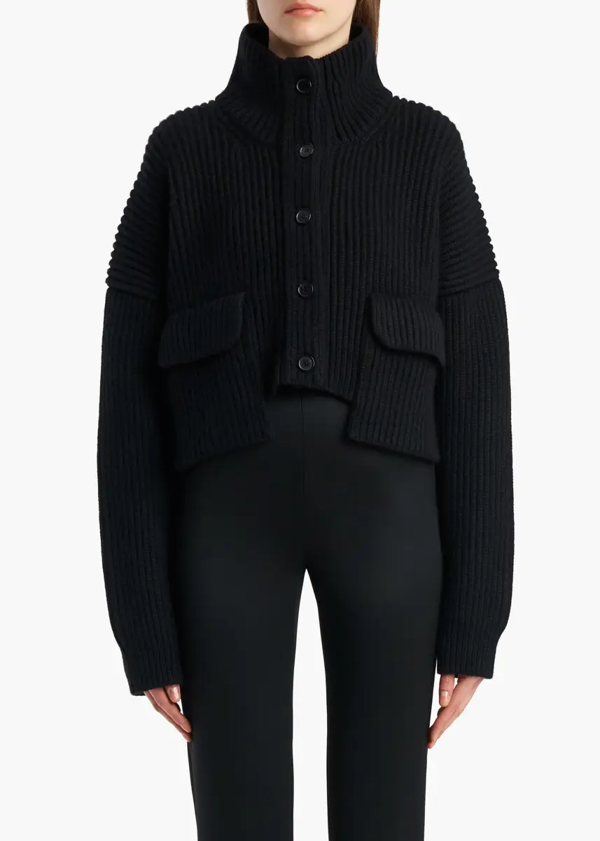 Khaite Eita Cardigan In Black | Thumbnail 3 Khaite Eita Cardigan In Black | Thumbnail 3