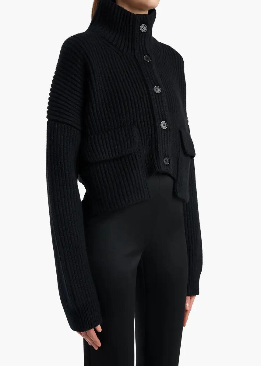 Khaite Eita Cardigan In Black | Thumbnail 5 Khaite Eita Cardigan In Black | Thumbnail 5