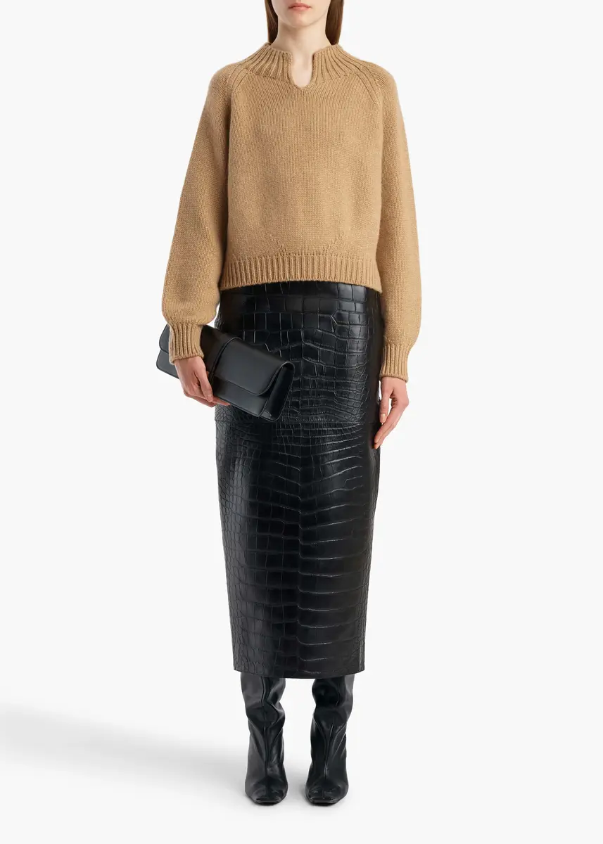 Khaite Cain Sweater In Biscotti | Thumbnail 2