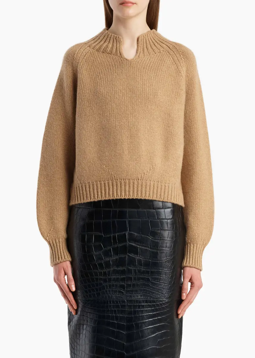 Khaite Cain Sweater In Biscotti | Thumbnail 3