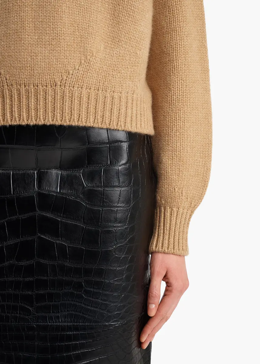 Khaite Cain Sweater In Biscotti | Thumbnail 6