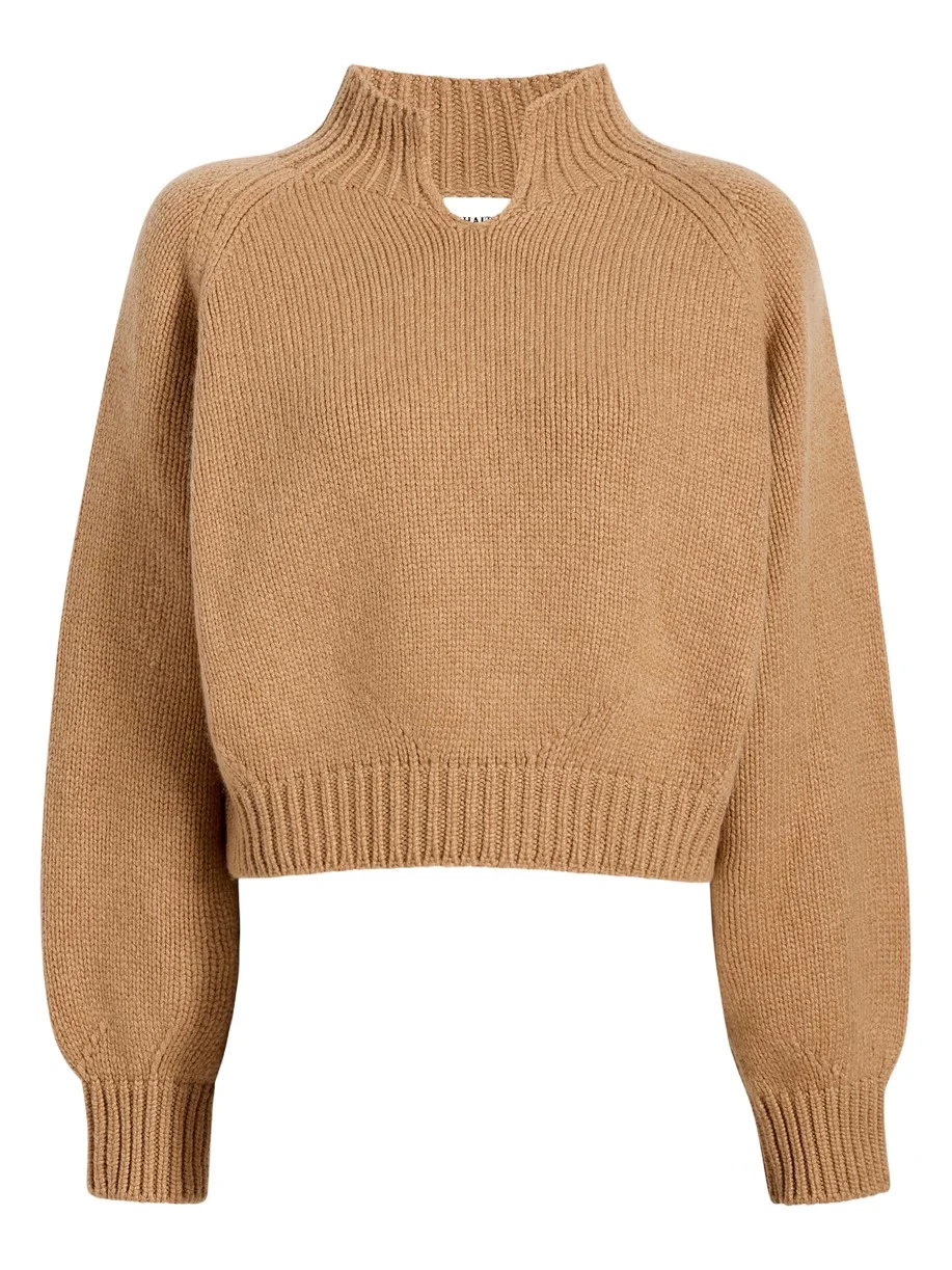 Khaite Cain Sweater In Biscotti