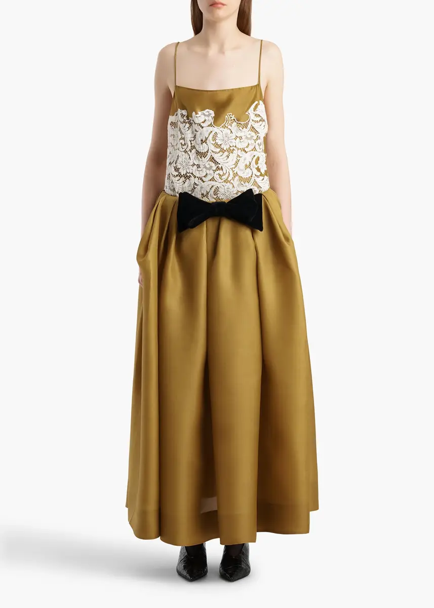Khaite Adara Skirt In Bronze | Thumbnail 2 Khaite Adara Skirt In Bronze | Thumbnail 2