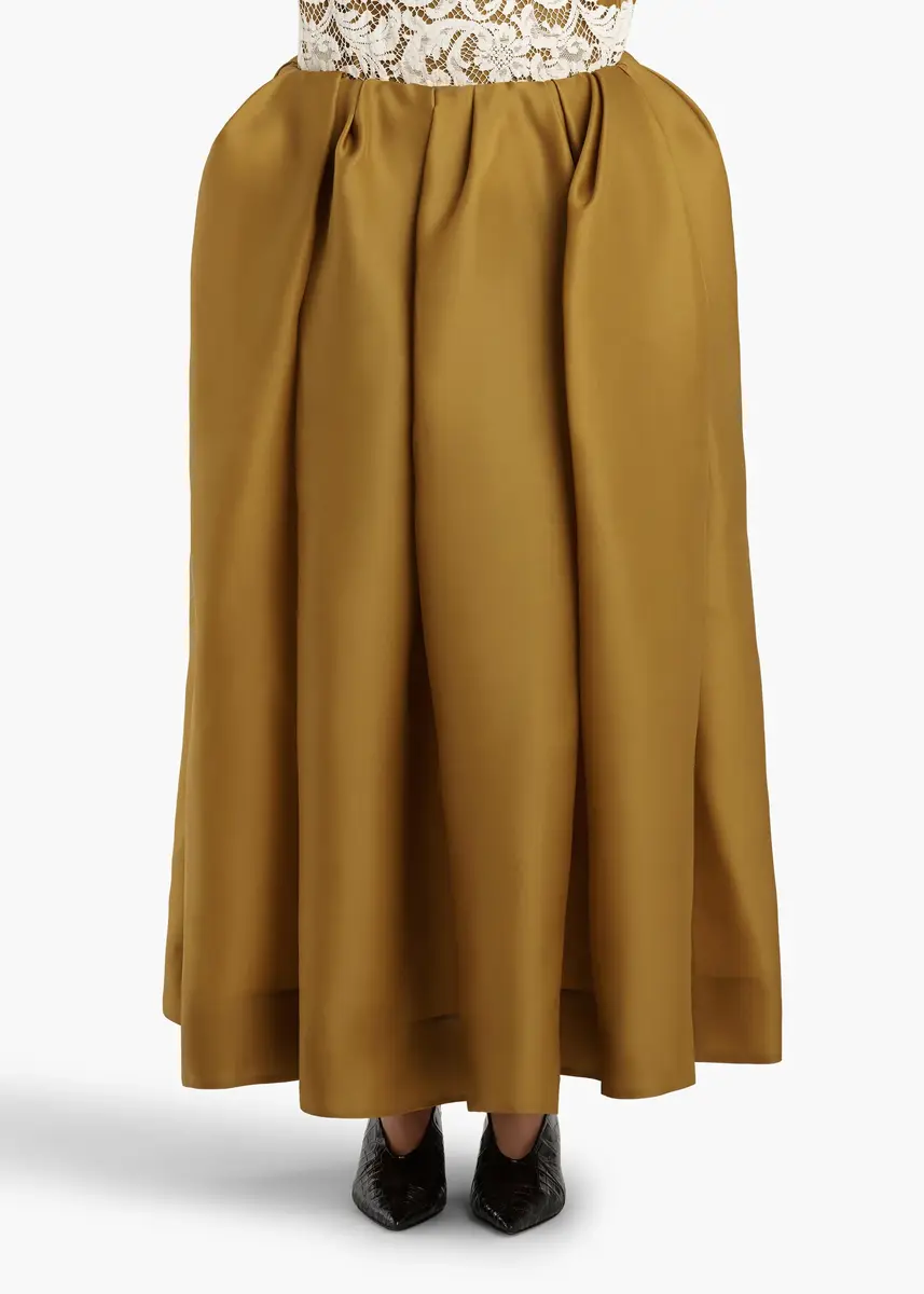 Khaite Adara Skirt In Bronze | Thumbnail 3 Khaite Adara Skirt In Bronze | Thumbnail 3