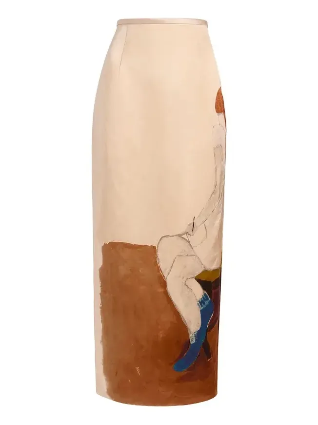 Winton Skirt In Lady Print Winton Skirt In Lady Print