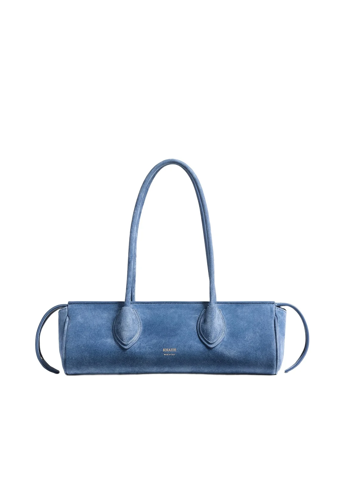 Donna Shoulder Bag In Cloud Iris Suede Donna Shoulder Bag In Cloud Iris Suede