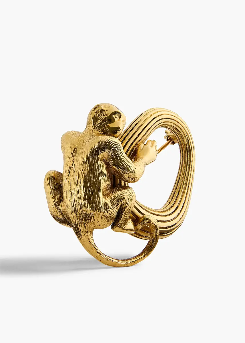 Khaite Monkey Brooch In | Thumbnail 2 Khaite Monkey Brooch In | Thumbnail 2