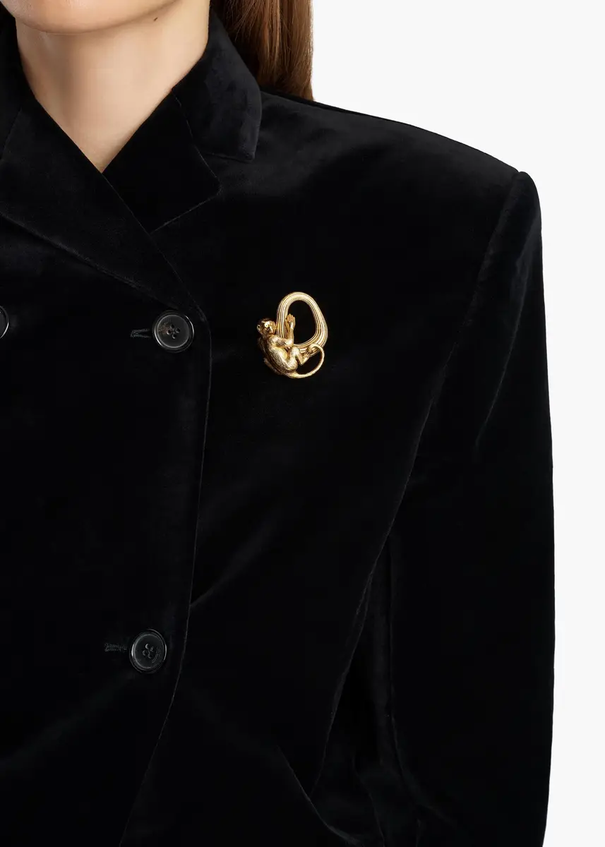 Khaite Monkey Brooch In | Thumbnail 3 Khaite Monkey Brooch In | Thumbnail 3