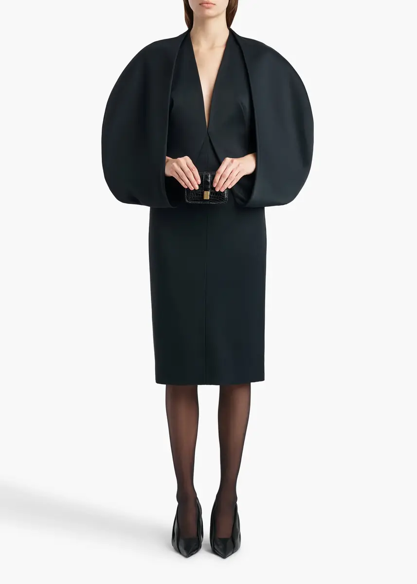 Khaite Dakota Dress In Black | Thumbnail 2