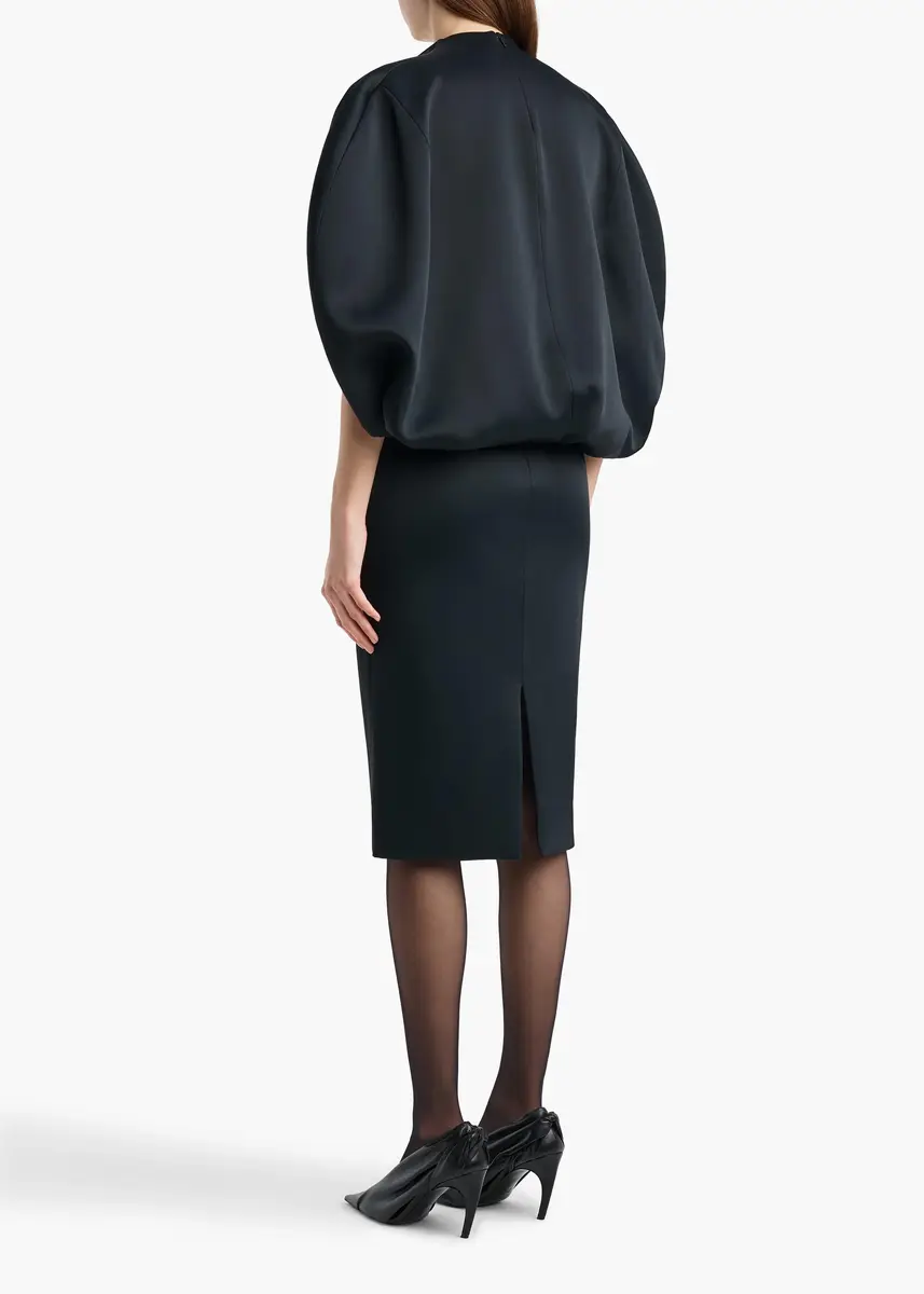 Khaite Dakota Dress In Black | Thumbnail 4