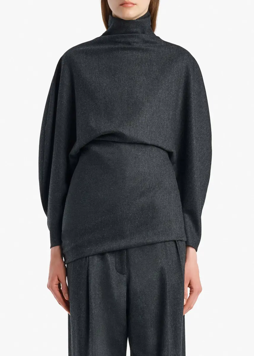 Khaite Harlow Top In Charcoal | Thumbnail 3 Khaite Harlow Top In Charcoal | Thumbnail 3